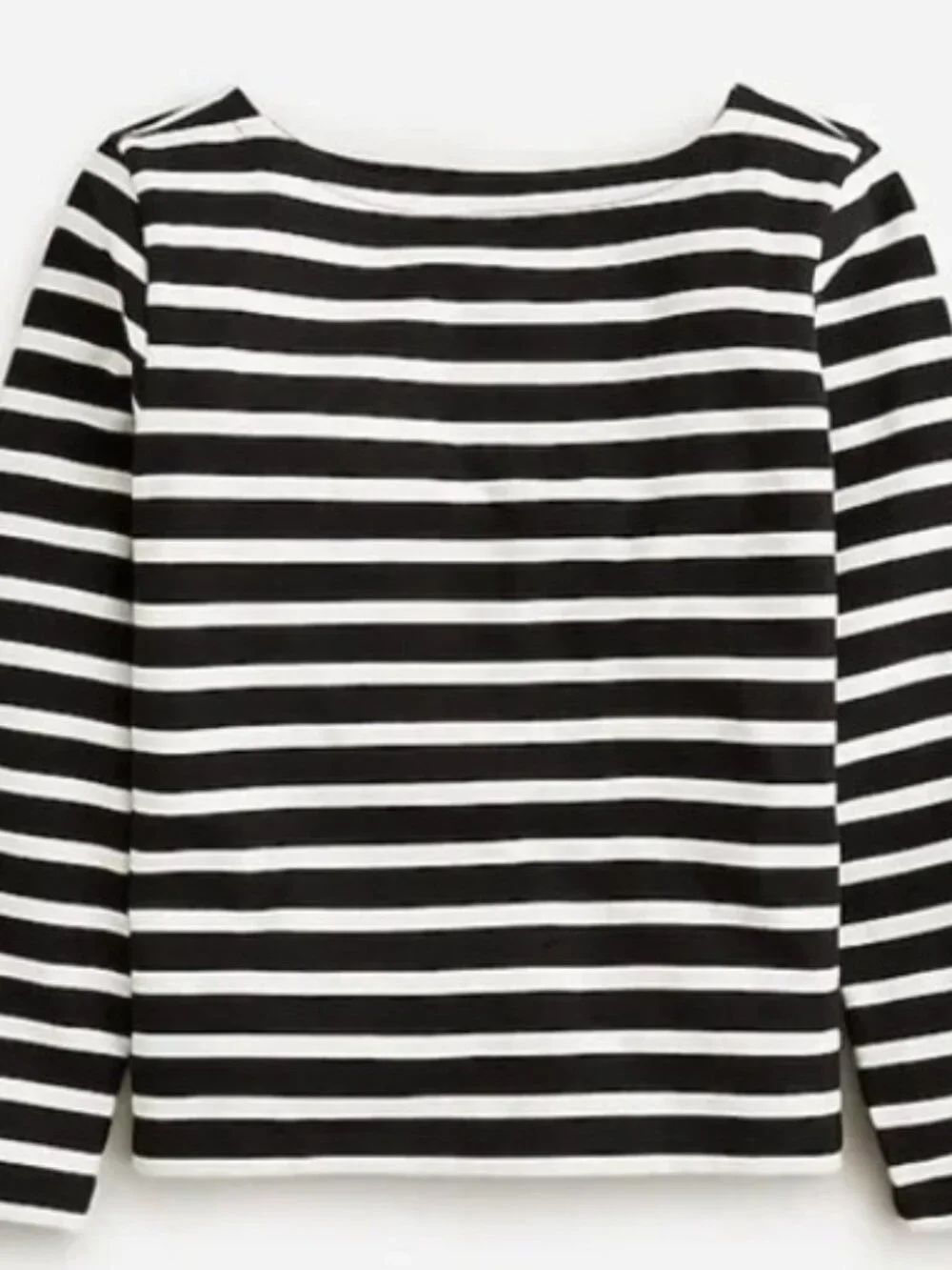 J Crew Classic mariner cloth boatneck T-shirt in stripe